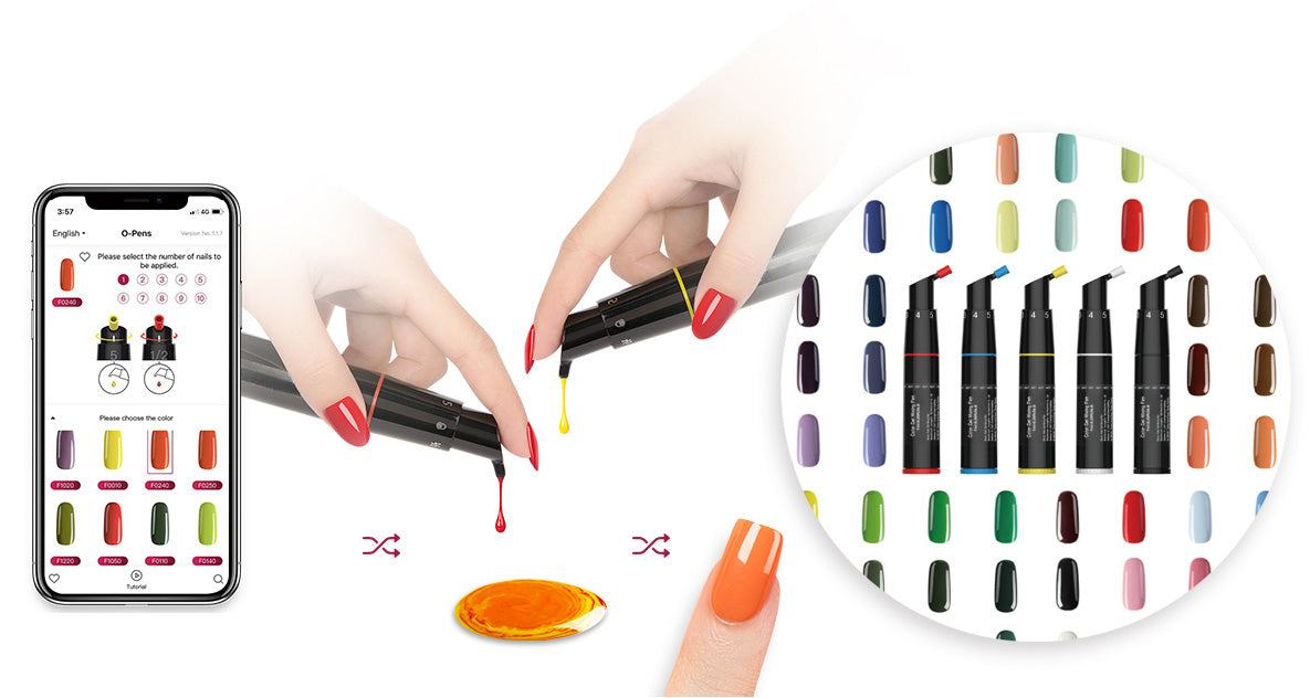 Smart Nail Color Mixing Pen