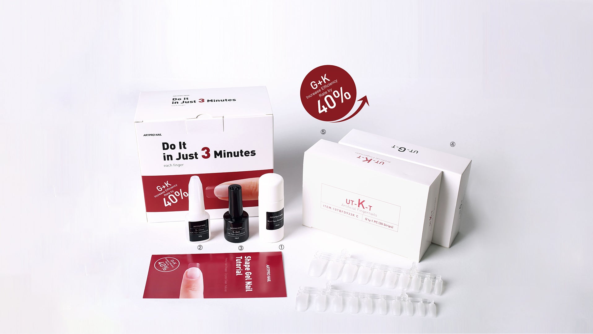 3 Minutes Extension Nail Kit